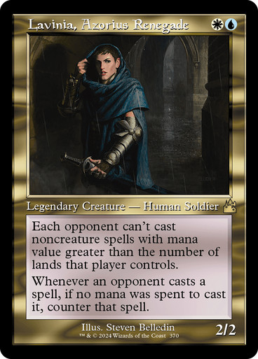Lavinia, Azorius Renegade (Retro Frame) Ravnica Remastered - Retro Frame