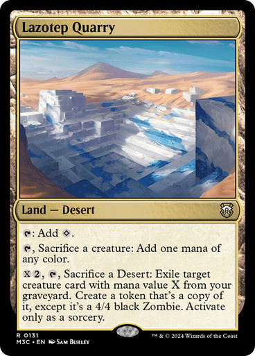 Lazotep Quarry Modern Horizons 3 Commander