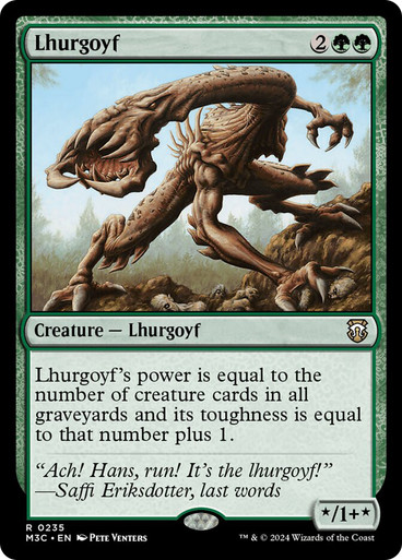 Lhurgoyf Modern Horizons 3 Commander