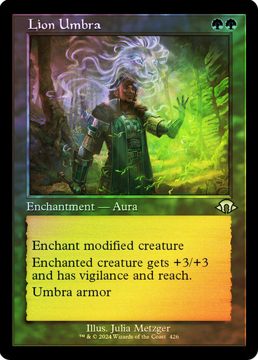 Lion Umbra (Retro Frame) Modern Horizons 3 - Retro Frame (Foil)