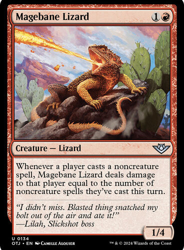 Magebane Lizard Outlaws of Thunder Junction