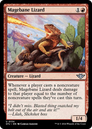 Magebane Lizard Outlaws of Thunder Junction