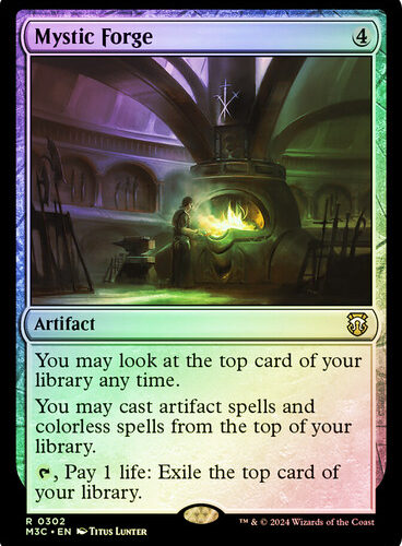 Mystic Forge (Ripple Foil) Modern Horizons 3 Commander - Alternate Foil (Foil)