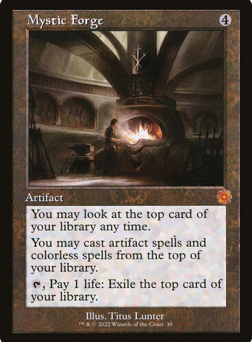 Mystic Forge (#036) (Retro Frame) The Brothers' War Retro Artifacts