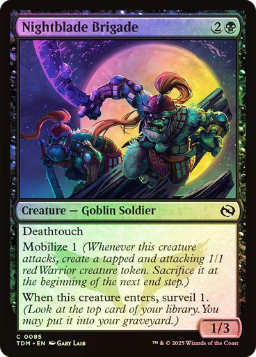 Nightblade Brigade Tarkir: Dragonstorm (Foil)