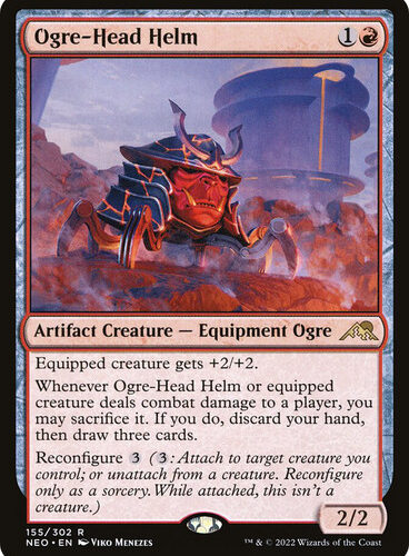 Ogre-Head Helm Kamigawa: Neon Dynasty