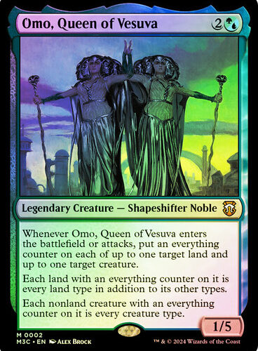 OmoQueenOfVesuva__16396 Omo, Queen of Vesuva Modern Horizons 3 Commander (Foil)