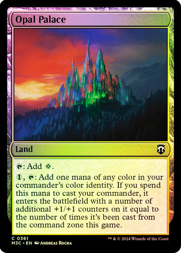 Opal Palace (Ripple Foil) Modern Horizons 3 Commander - Alternate Foil (Foil)