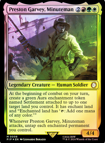 Preston Garvey, Minuteman Fallout Commander (Foil)