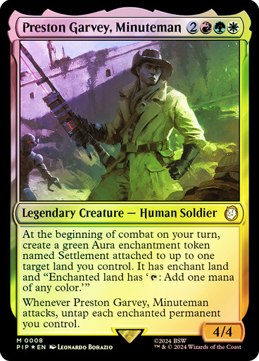 Preston Garvey, Minuteman Fallout Commander (Foil)