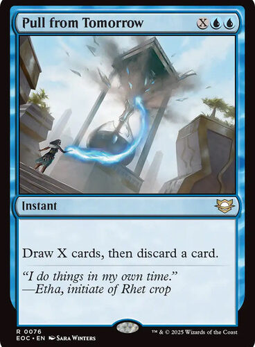 Pull from Tomorrow Edge of Eternities Commander
