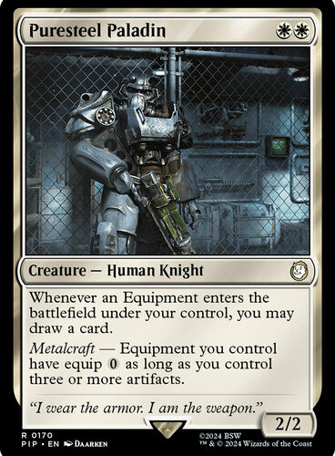 Puresteel Paladin Fallout Commander