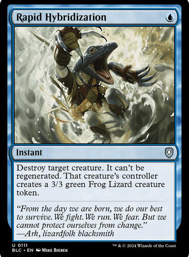 Rapid Hybridization Bloomburrow Commander