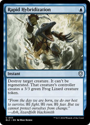 Rapid Hybridization Bloomburrow Commander