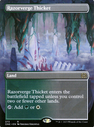 Razorverge Thicket Version en español