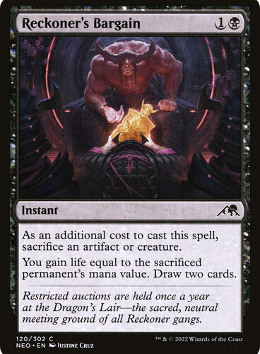 Reckoner's Bargain Kamigawa: Neon Dynasty