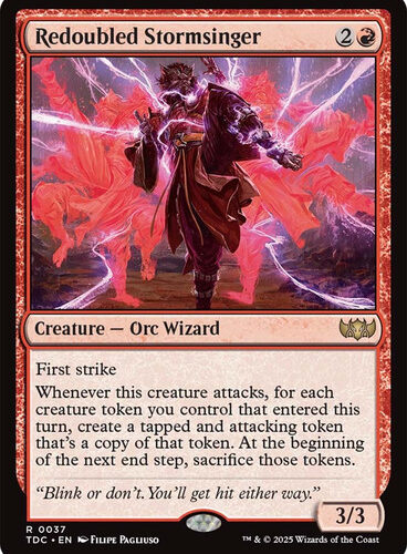 Redoubled Stormsinger Tarkir: Dragonstorm Commander