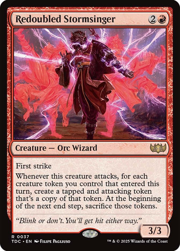Redoubled Stormsinger Tarkir: Dragonstorm Commander