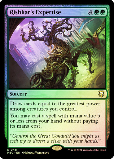 Rishkar's Expertise (Ripple Foil) Modern Horizons 3 Commander - Alternate Foil (Foil)