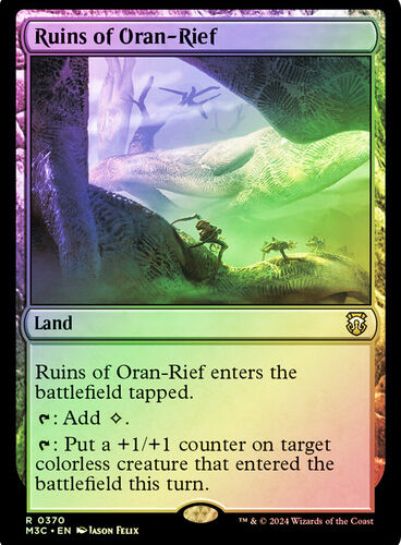 Ruins of Oran-Rief (Ripple Foil) Modern Horizons 3 Commander - Alternate Foil (Foil)