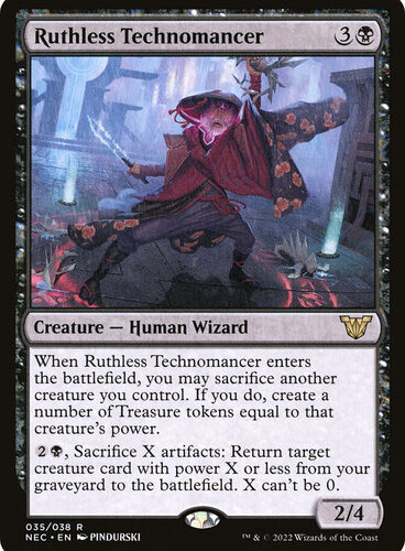 Ruthless Technomancer Kamigawa: Neon Dynasty Commander