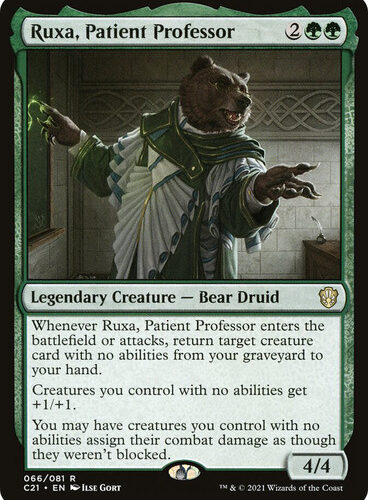 Ruxa, Patient Professor Commander 2021