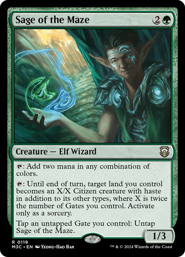 Sage of the Maze Modern Horizons 3 Commander