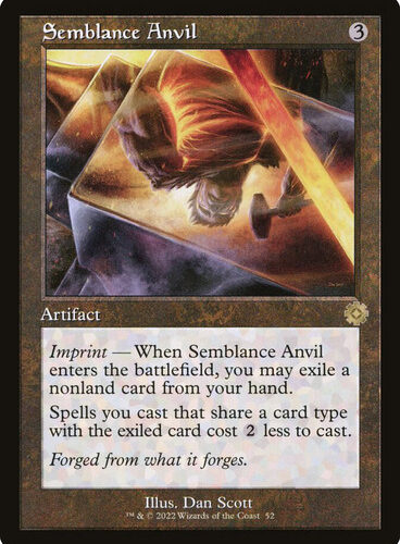 SemblanceAnvil__52526 Semblance Anvil (#052) (Retro Frame) The Brothers' War Retro Artifacts