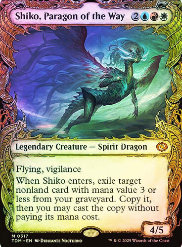 Shiko, Paragon of the Way (Showcase) Tarkir: Dragonstorm (Foil)