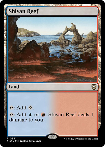 Shivan Reef Bloomburrow Commander
