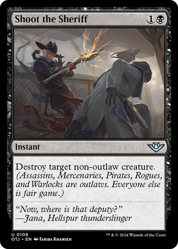 Shoot the Sheriff Outlaws of Thunder Junction