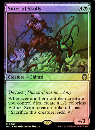 Sifter of Skulls (Ripple Foil) Modern Horizons 3 Commander - Alternate Foil (Foil)