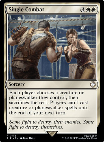 Single Combat Fallout Commander