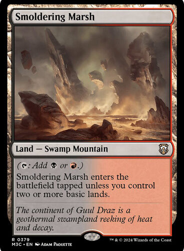 SmolderingMarsh__96378 Smoldering Marsh Modern Horizons 3 Commander