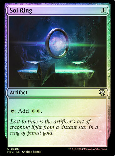 Sol Ring (Ripple Foil) Modern Horizons 3 Commander - Alternate Foil (Foil)
