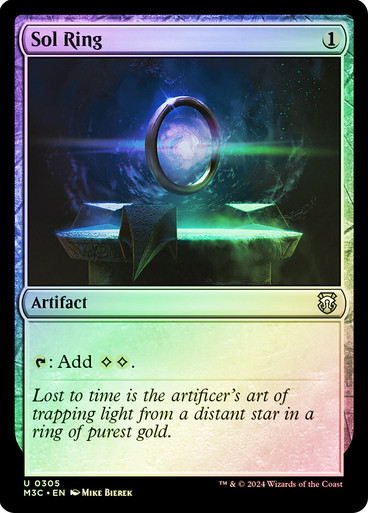 Sol Ring (Ripple Foil) Modern Horizons 3 Commander - Alternate Foil (Foil)