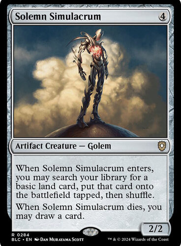 Solemn Simulacrum Bloomburrow Commander