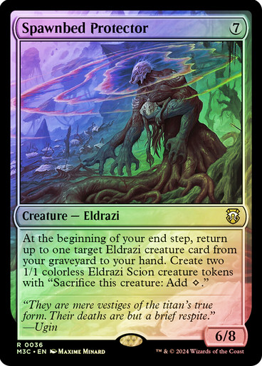 Spawnbed Protector (Ripple Foil) Modern Horizons 3 Commander - Alternate Foil (Foil)