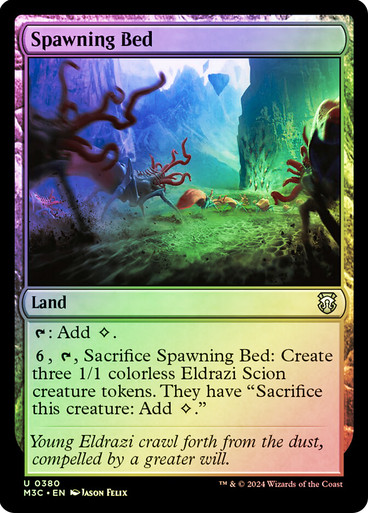 Spawning Bed (Ripple Foil) Modern Horizons 3 Commander - Alternate Foil (Foil)