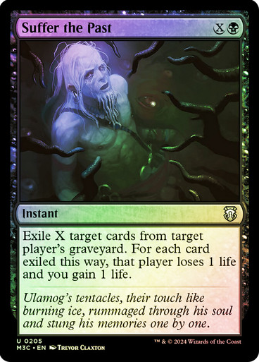SufferThePast__42528 Suffer the Past (Ripple Foil) Modern Horizons 3 Commander - Alternate Foil (Foil)