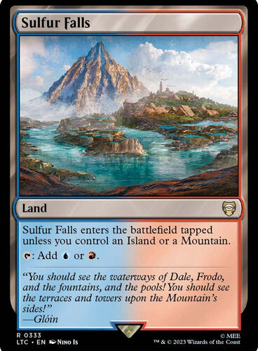 Sulfur Falls The Lord of the Rings Commander