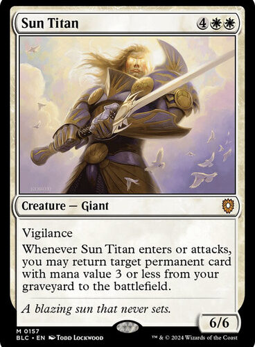 Sun Titan Bloomburrow Commander