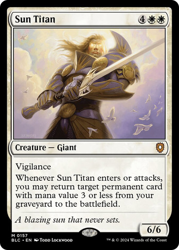 Sun Titan Bloomburrow Commander