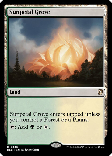 SunpetalGrove__50481 Sunpetal Grove Bloomburrow Commander