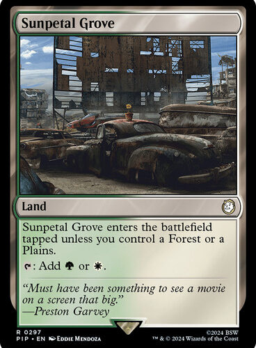 Sunpetal Grove Fallout Commander