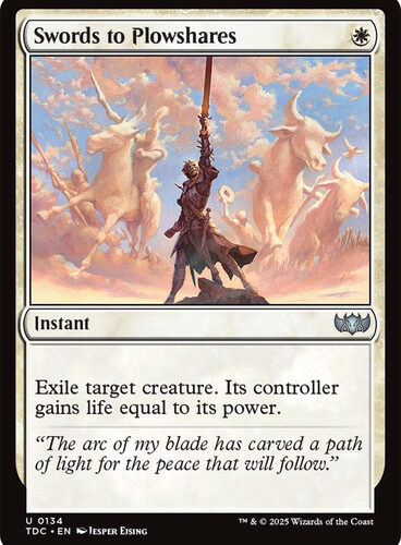 Swords to Plowshares Tarkir: Dragonstorm Commander