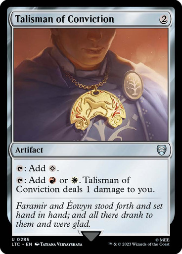 Talisman of Conviction The Lord of the Rings Commander