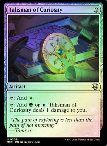 Talisman of Curiosity (Ripple Foil) Modern Horizons 3 Commander - Alternate Foil (Foil)