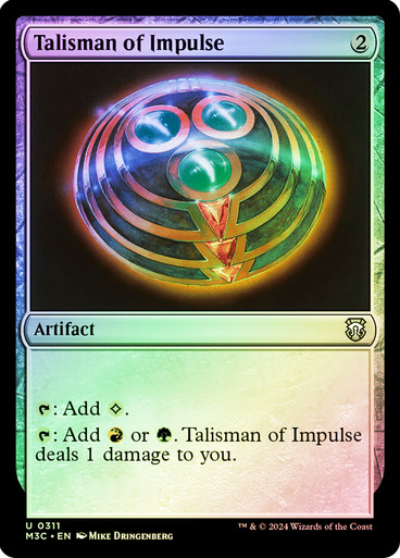 Talisman of Impulse (Ripple Foil) Modern Horizons 3 Commander - Alternate Foil (Foil)
