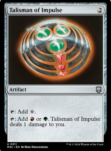 Talisman of Impulse Modern Horizons 3 Commander
